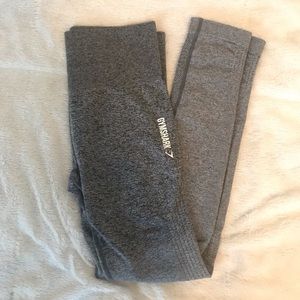 Gymshark Ombre Seamless Leggings -Light Grey
